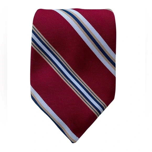 Classic Striped Red Tie
